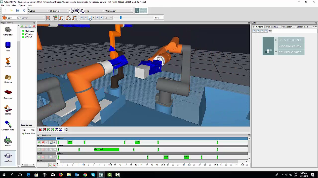 AUTOMAPPPS oprogramowanie do symulacji i testowania procesu z automatycznym programowaniem robota HCR.